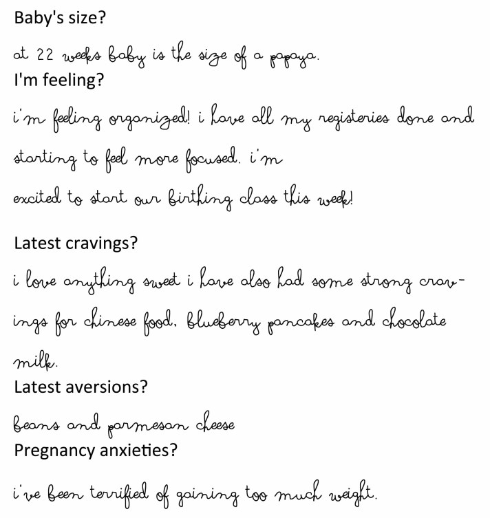 Pregnancy questions 1